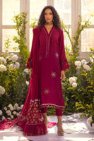 Picture of Afsaneh Cranberry - Shirt and Dupatta