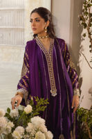 Picture of Visaal aubergine - shirt and dupatta