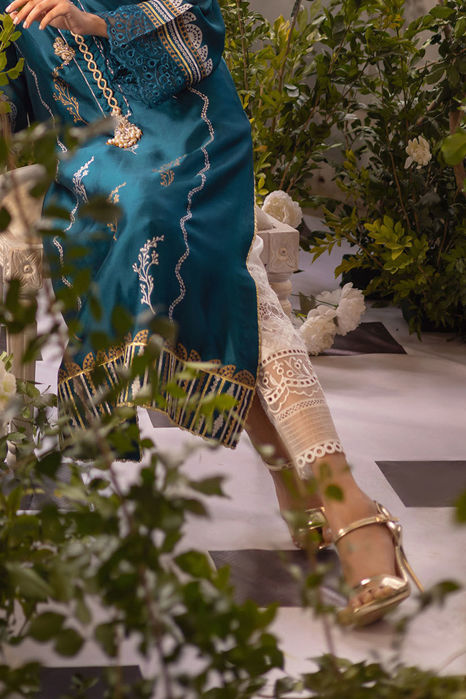 Picture of Zela Raw Silk Pants