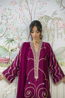 Picture of Izali Cranberry- Shirt, Pants And Dupatta
