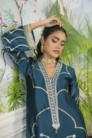Picture of Izali Deep Teal- Shirt, Pants And Dupatta